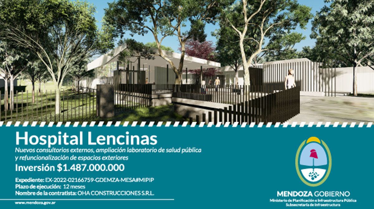 Una inversión de $1.500 millones para el Hospital Lencinas.