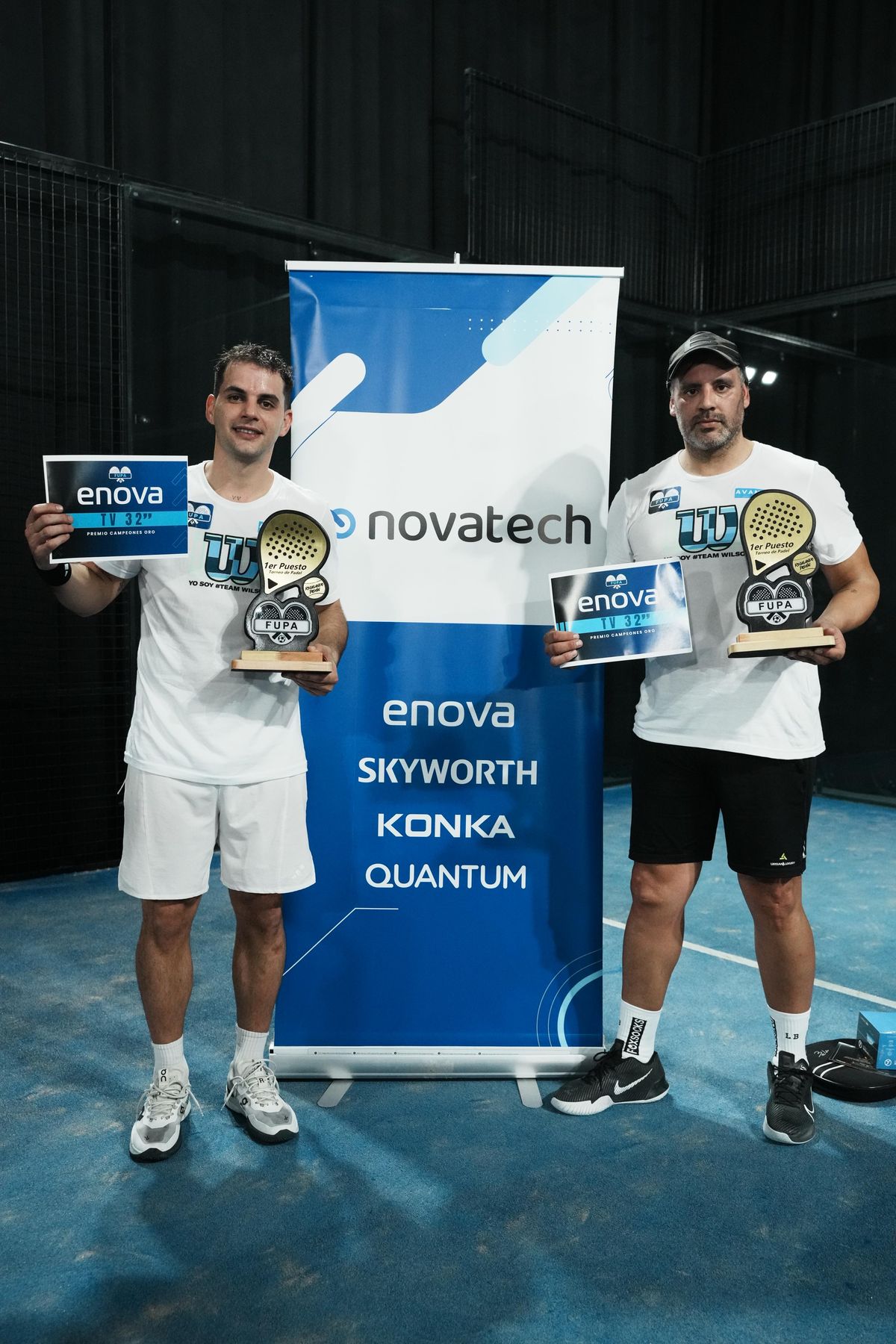 Los campeones fueron Valentín Viola y Luis Benítez, dos ex Racing. Los campeones fueron Valentín Viola y Luis Benítez, dos ex Racing.