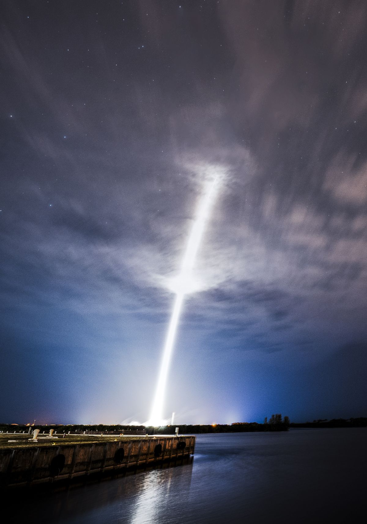 Imágenes del lanzamiento desde Cabo Cañaveral @spacex en X. Imágenes del lanzamiento desde Cabo Cañaveral @spacex en X.