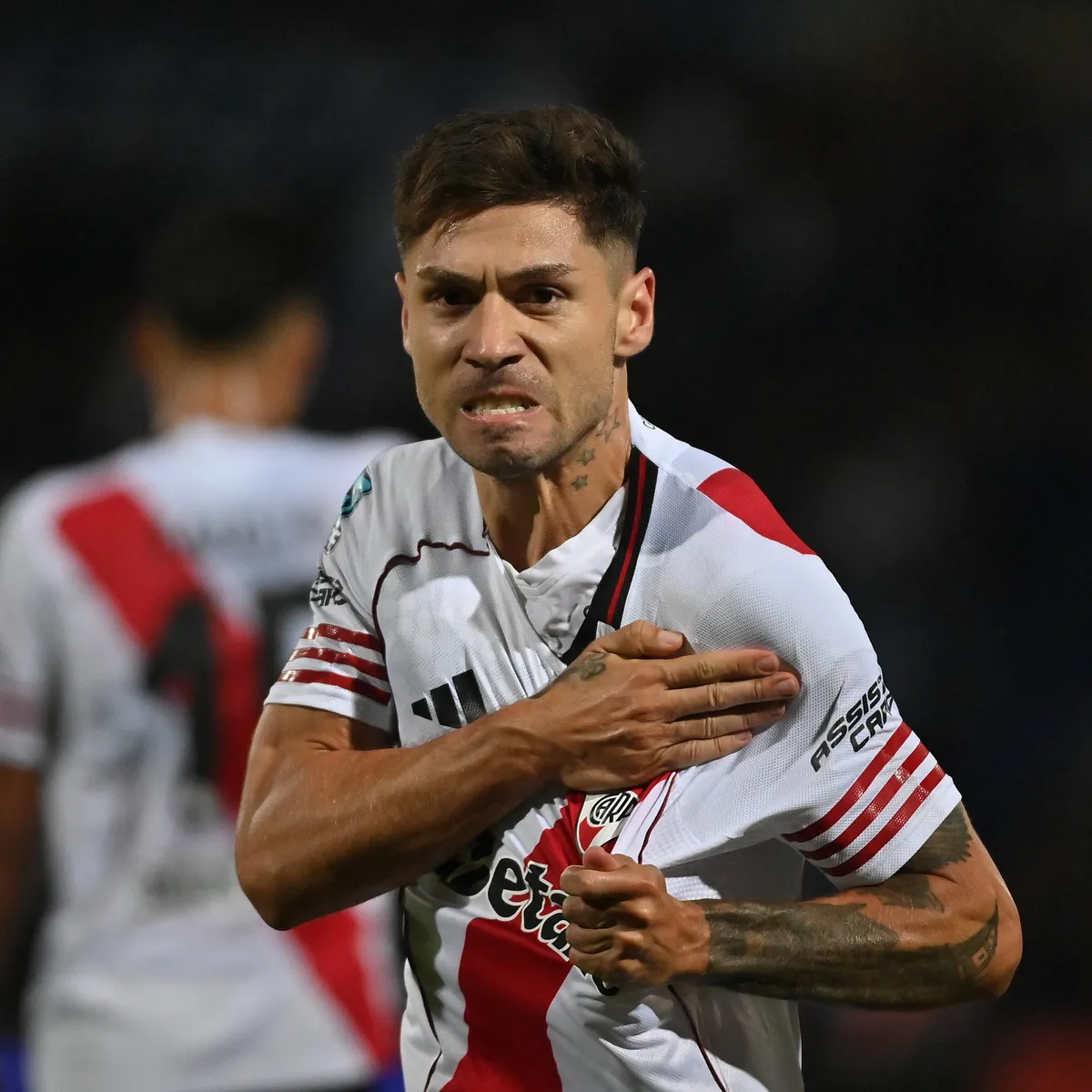 Gonzalo Montiel marc&oacute; el gol del empate en Mendoza.