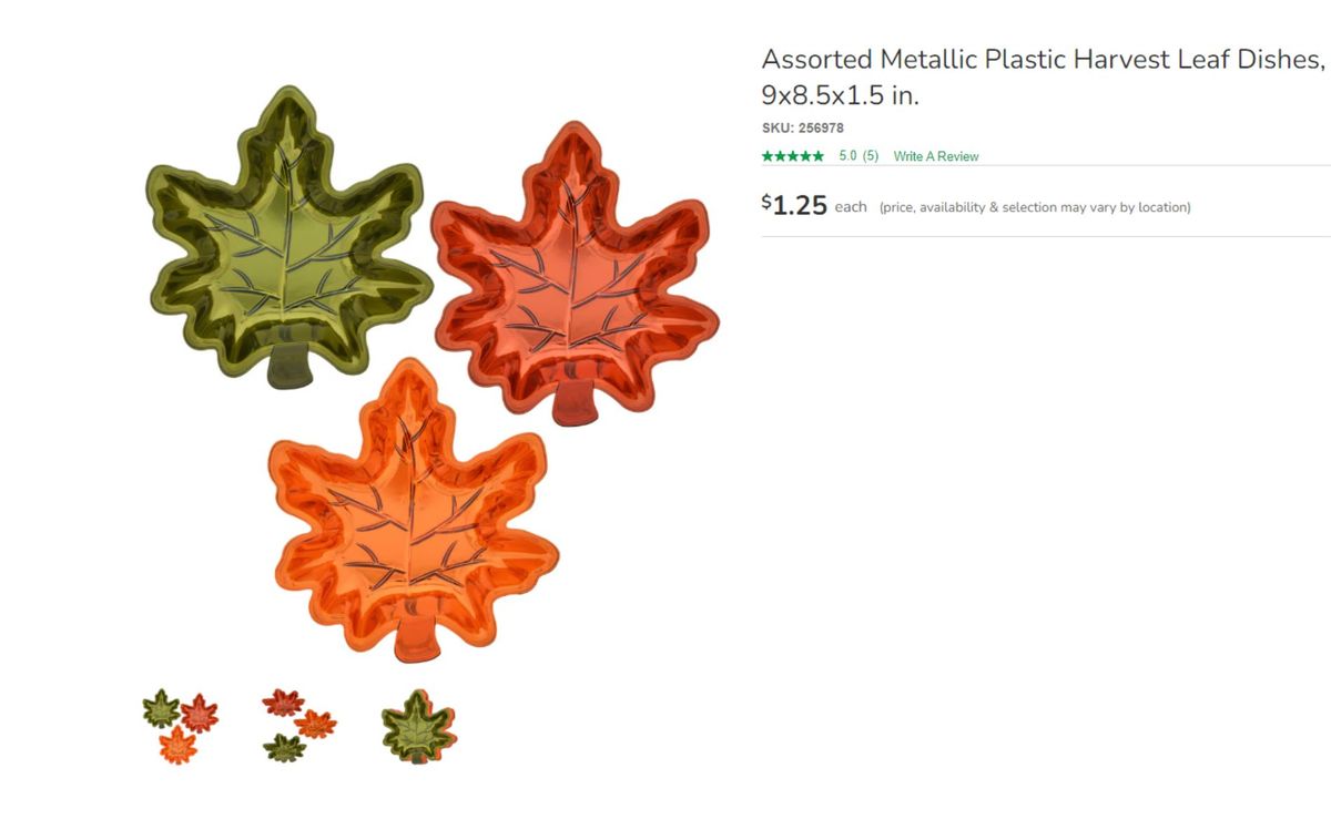 Platos otoñales de Dollar Tree por $1.25: la mejor oferta para decorar tu cocina esta temporada Platos otoñales de Dollar Tree por $1.25: la mejor oferta para decorar tu cocina esta temporada