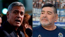 george clooney y una linda confesion sobre maradona