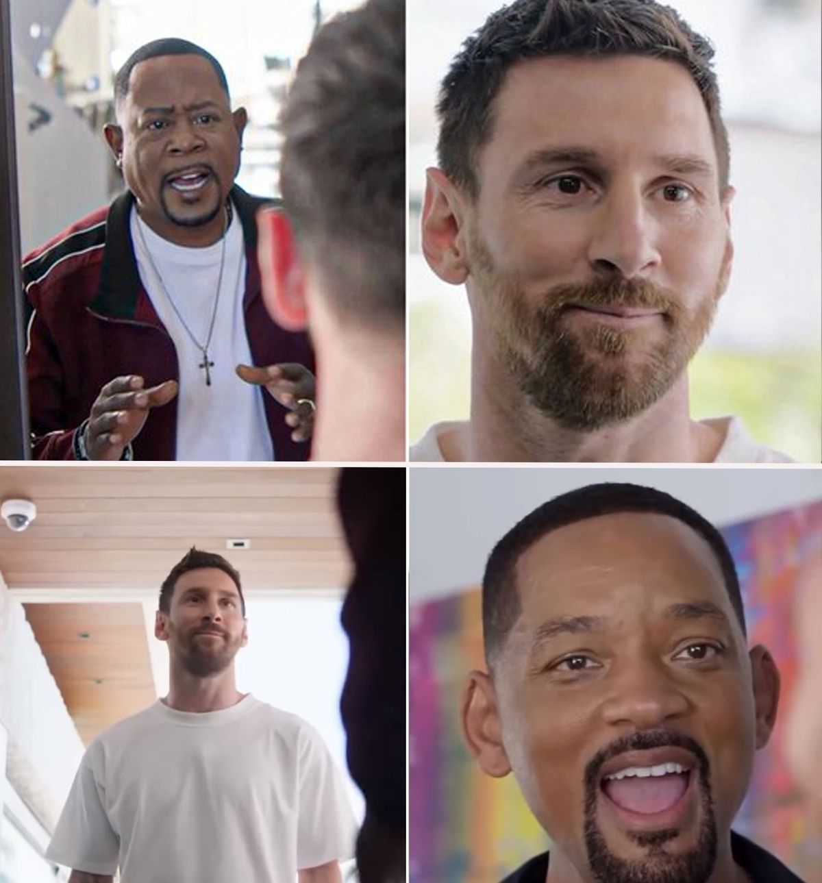 Messi en el tráiler de Bad Boys. Messi en el tráiler de Bad Boys. 