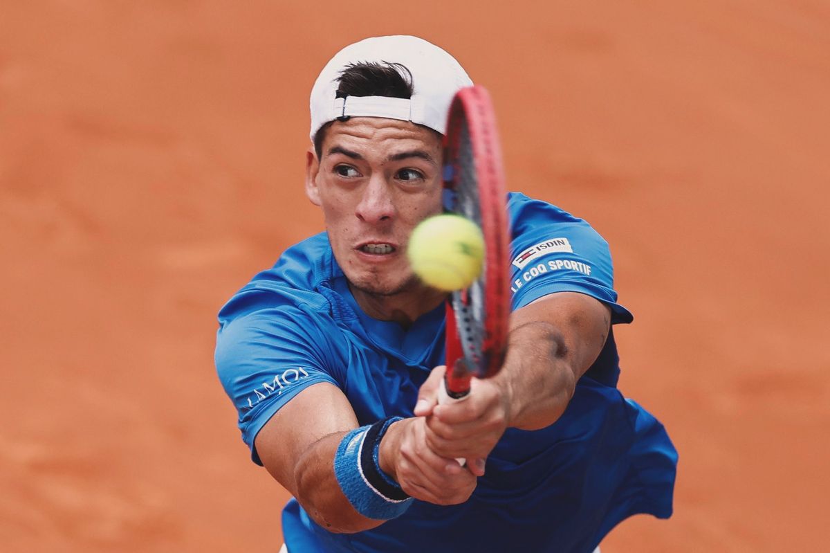 Sebastián Báez está en tercera ronda en Roma.