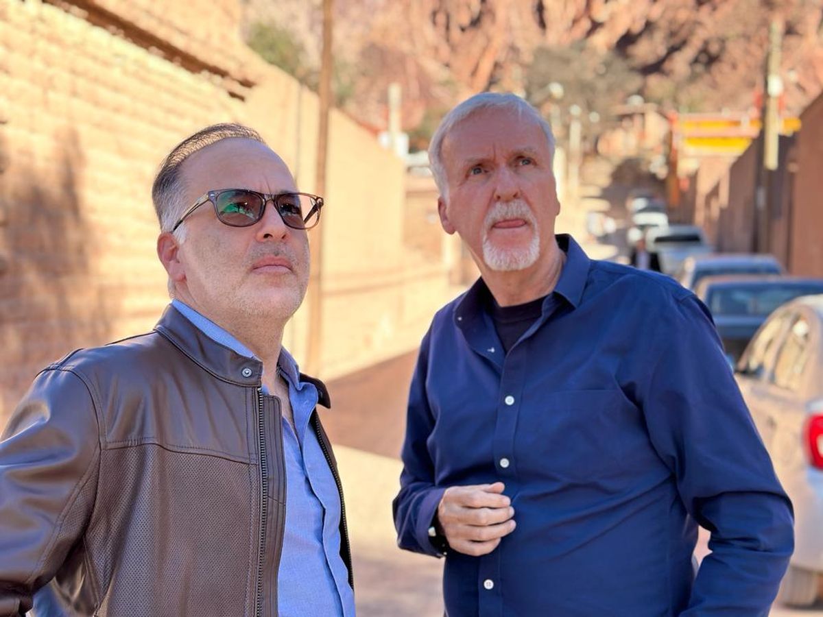 Alejandro Spinello y James Cameron recorren parajes en Jujuy. Alejandro Spinello y James Cameron recorren parajes en Jujuy.