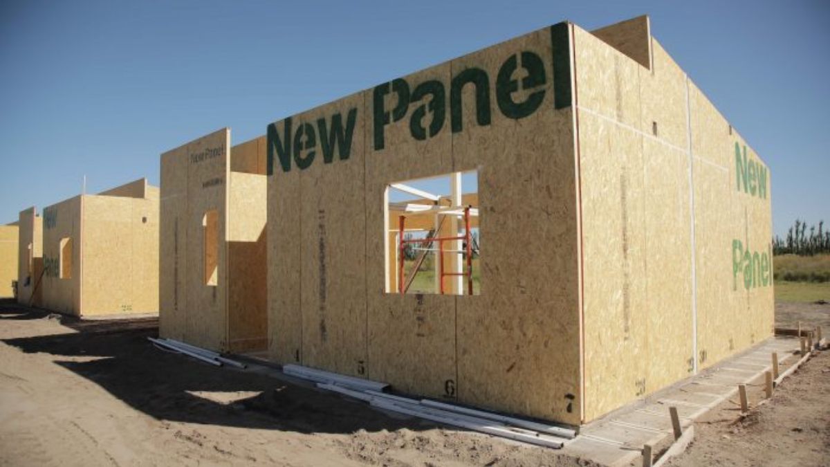 Casas industrializadas, que utilizan mejores materiales aislantes y reducen los tiempos de construcción y de uso energético.