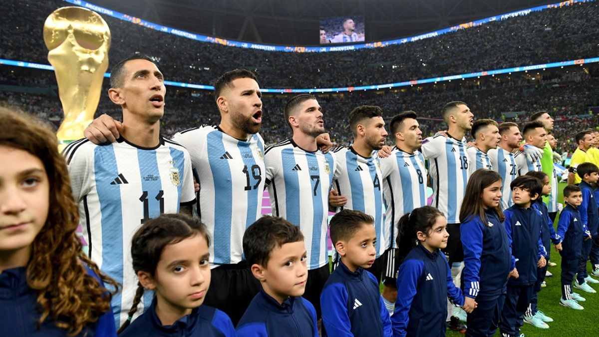 Mundial Qatar 2022: así cantaron el himno los jugadores de la Selección Argentina
