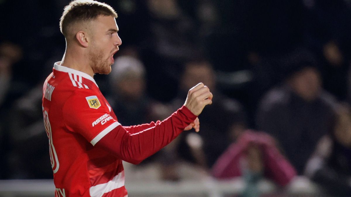 Lucas Beltrán marcó un doblete en River ante Banfield.