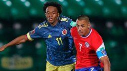 Chile y Colombia vibraron con un emotivo 2-2 en Santiago