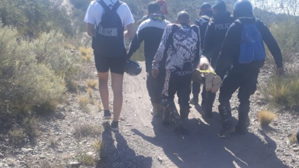 Se accidentó en el piedemonte y lo rescataron en helicóptero