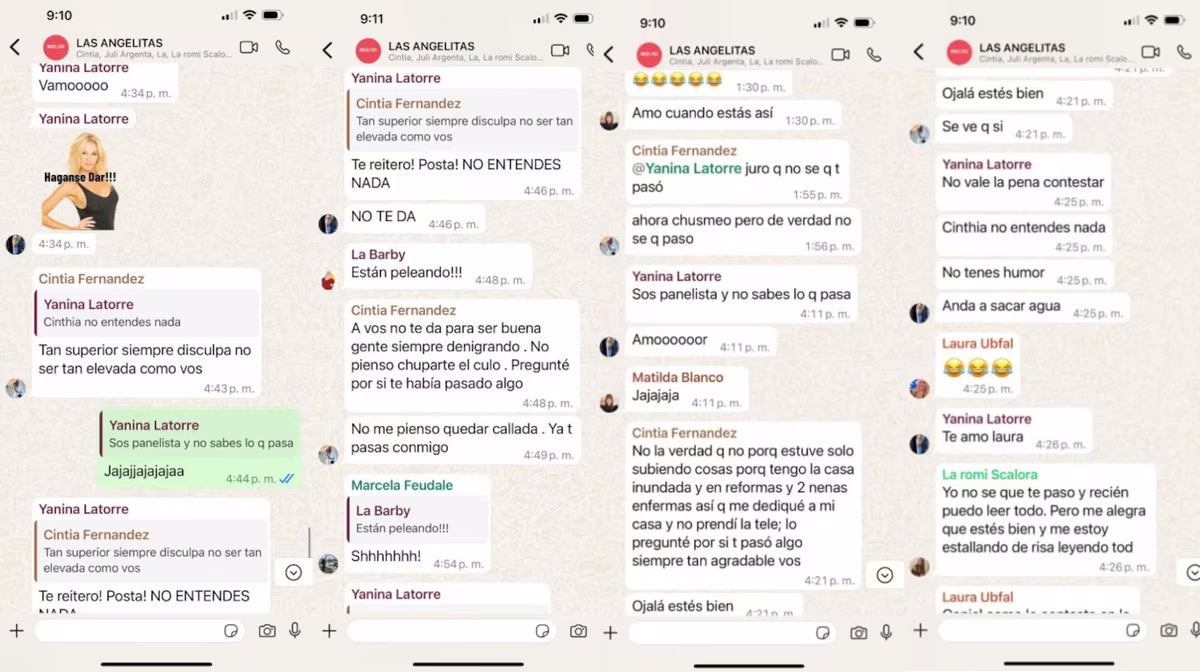 Cinthia Fernández le dijo de todo a Yanina Latorre: Cinthia Fernández le dijo de todo a Yanina Latorre: