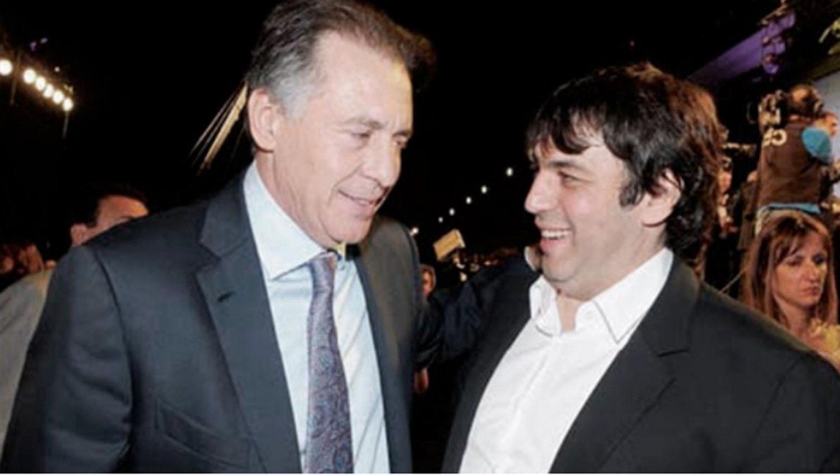 Cristóbal López y su socio Fabián De Sousa, de Oil Combustibles.