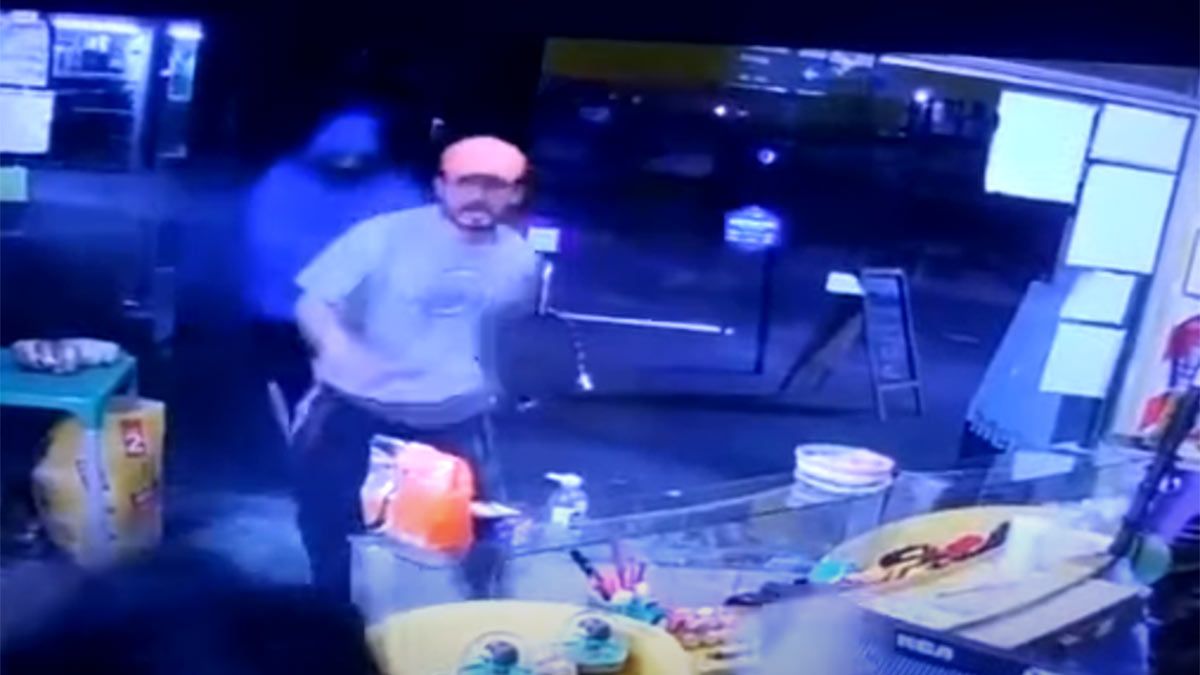 Captura de video del violento asalto en San Luis.