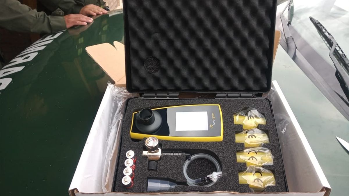 La carga de elementos de laboratorio sin la documentación secuestrada por Gendarmería.