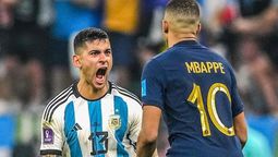El Cuti Romero y un grito desaforado hacia Kylian Mbappé, en la final del Mundial Qatar 2022.