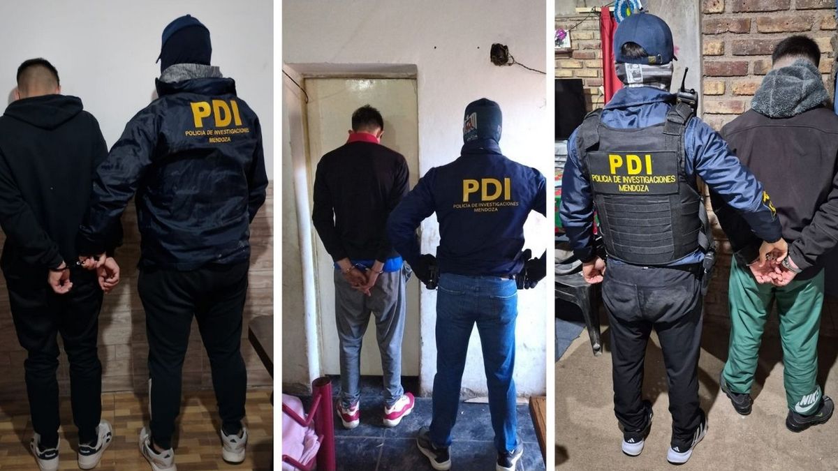 Hicieron 6 allanamientos y desbarataton a una banda dedicada al robo de motos en Las Heras.
