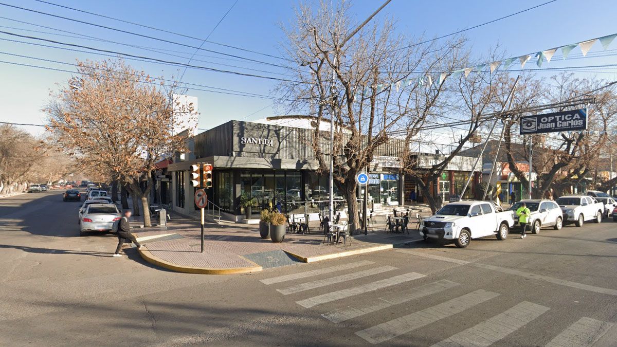 La heladería en la que ocurrió el hecho.