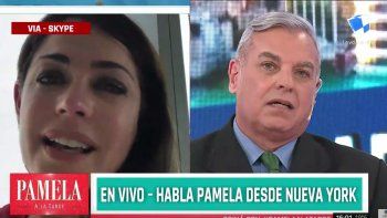 Por qué Pamela David fue a Estados Unidos: 