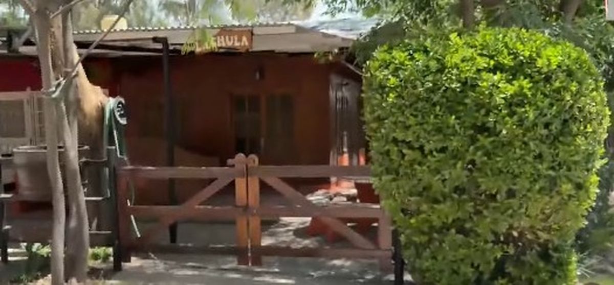 La foto de una de las cabañas antes del siniestro. La foto de una de las cabañas antes del siniestro.