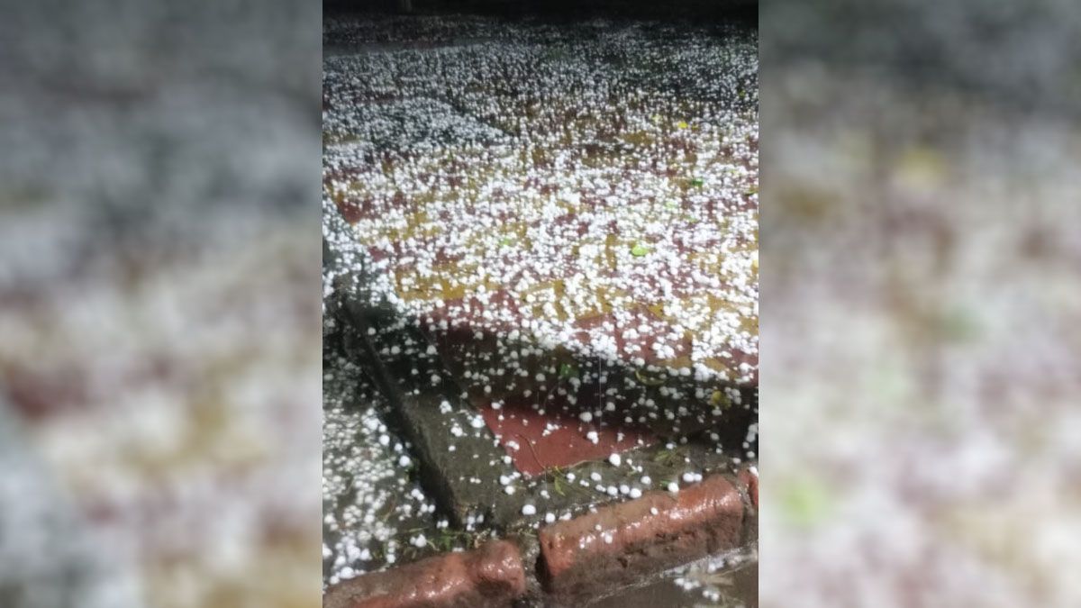 Pronóstico del tiempo: cayó granizo y anticiparon lluvias para el domingo
