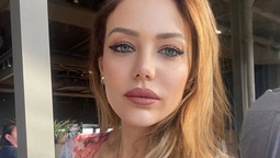 En body ultra transparente, Evangelina Anderson festejó el triunfo de River y arrasó