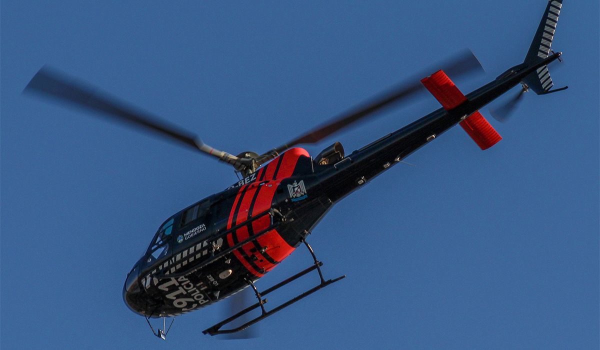 El turista francés fue trasladado a la Base Cóndor en Halcón 1.