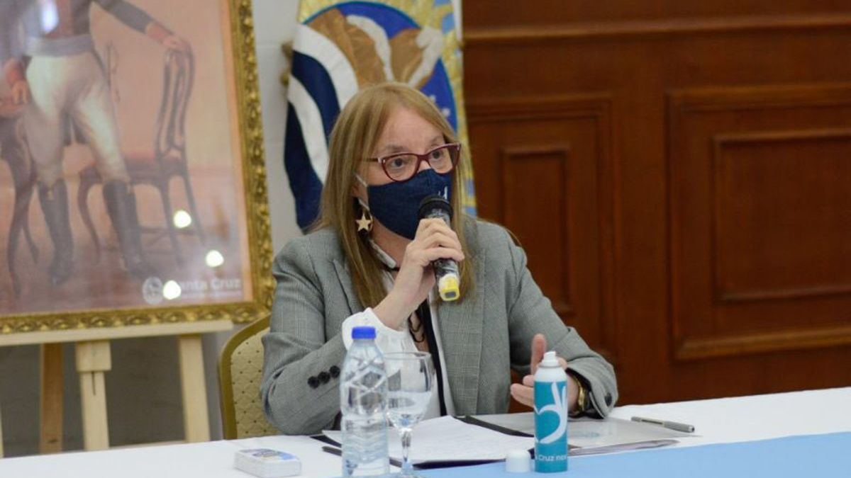 Alicia Kirchner, la gobernadora de Santa Cruz.