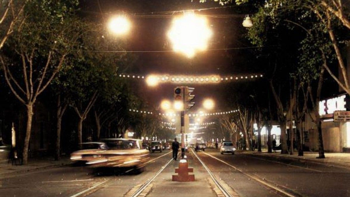 Así lucía antiguamente la calle San Martín, en 1960.