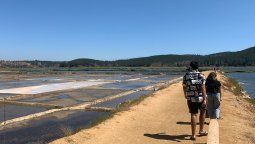 Las Salinas de Cáhuil, un atractivo turístico en Chile.