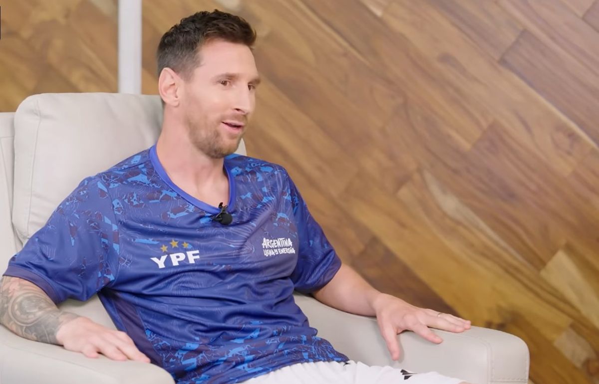 Messi en la charla que fue publicada este viernes.