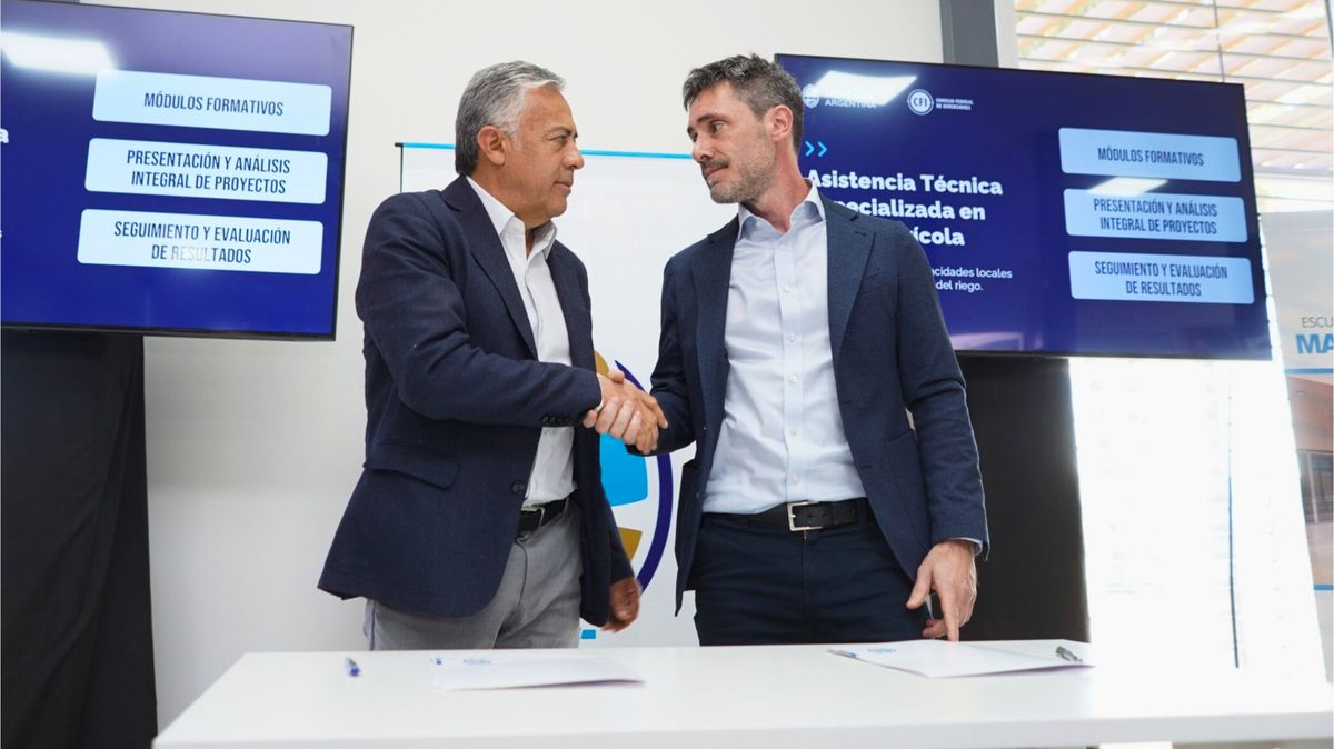 Alfredo Cornejo e Ignacio Lamothe, del CFI. Alfredo Cornejo e Ignacio Lamothe, del CFI.