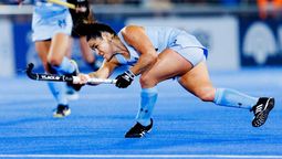 Las Leonas empataron con las alemanas.