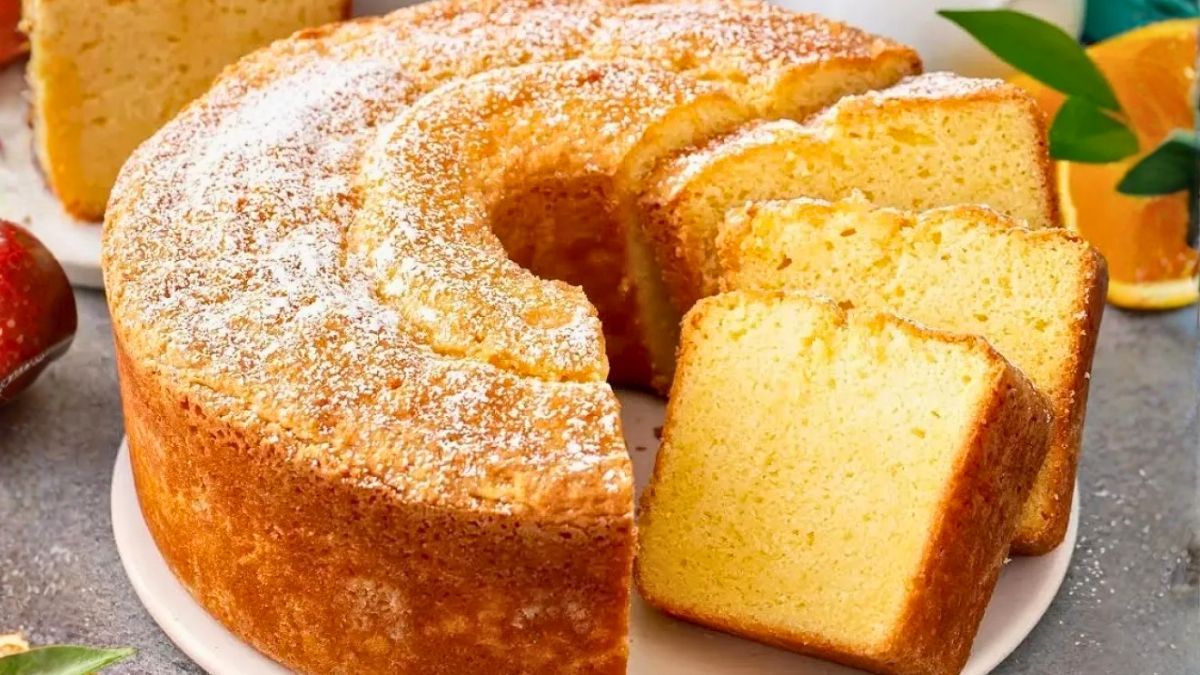 Torta de naranja esponjosa en licuadora: la receta sin azúcar, sin aceite y sin gluten