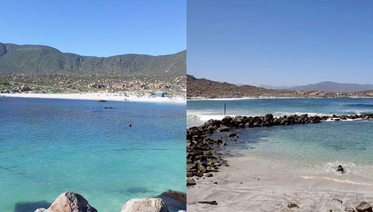 La península protege las bahías, reduciendo las olas y las partículas que enturbian el agua, lo que mantiene la transparencia del océano y crea un efecto similar al de una piscina. 