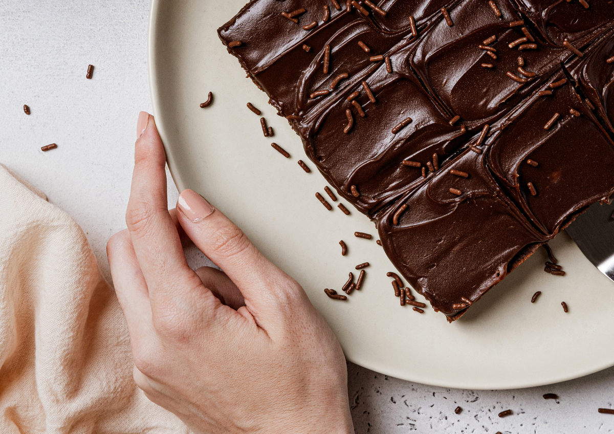 Tarta helada gran sueño americano. Un postre dulce y clásico de Estados Unidos
