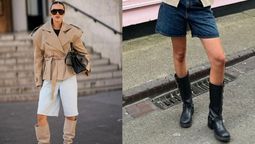 Las bermudas con botas son una de las tendencias más fuertes del verano 2026. Las bermudas con botas son una de las tendencias más fuertes del verano 2026.