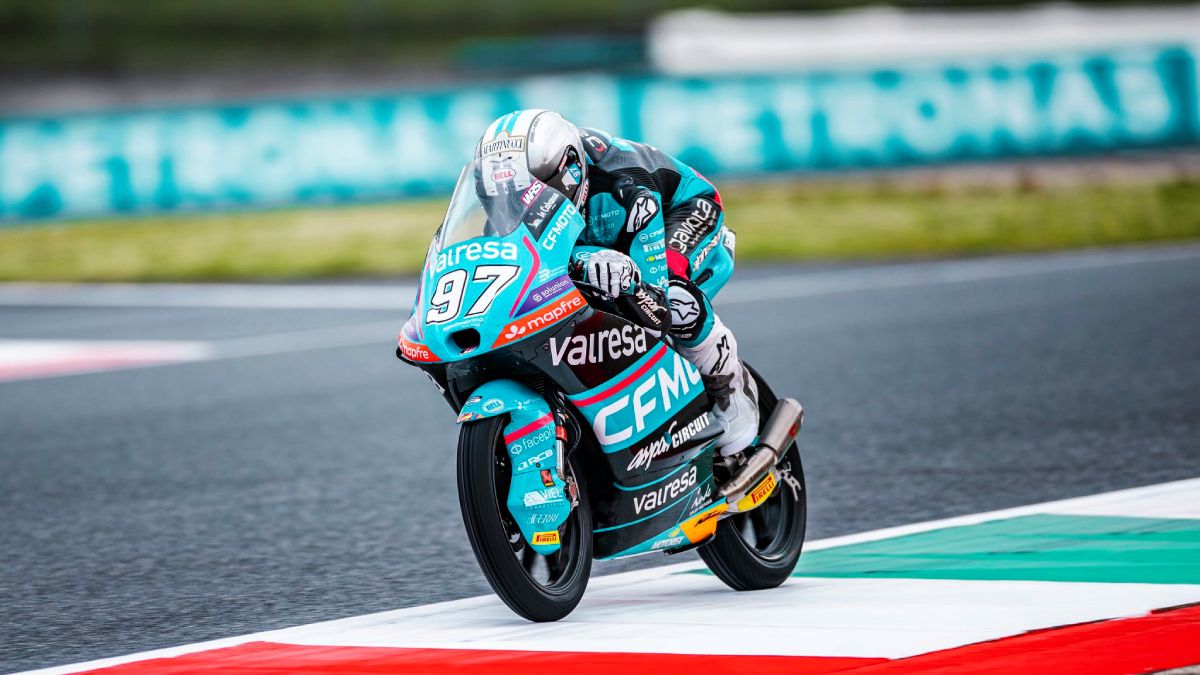 Marco Morelli largará desde el octavo lugar en la carrera final de Moto3 del Gran Premio de Italia de Motociclismo.