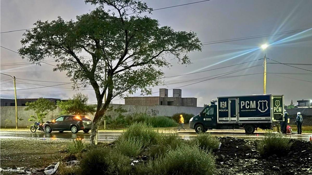 Polic&iacute;a Cient&iacute;fica se hizo presente en el lugar del accidente. Foto: Mat&iacute;as Pascualetti/Radio Nihuil.