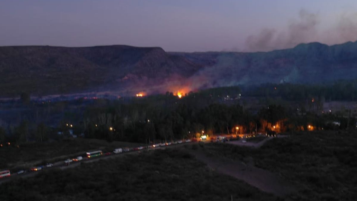 Incendio en Valle Grande