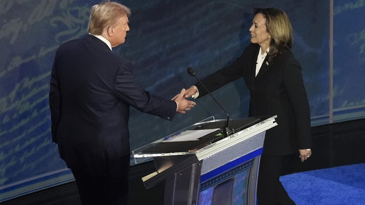 Donald Trump y Kamala Harris. Uno presidirá los Estados Unidos hasta 2028.