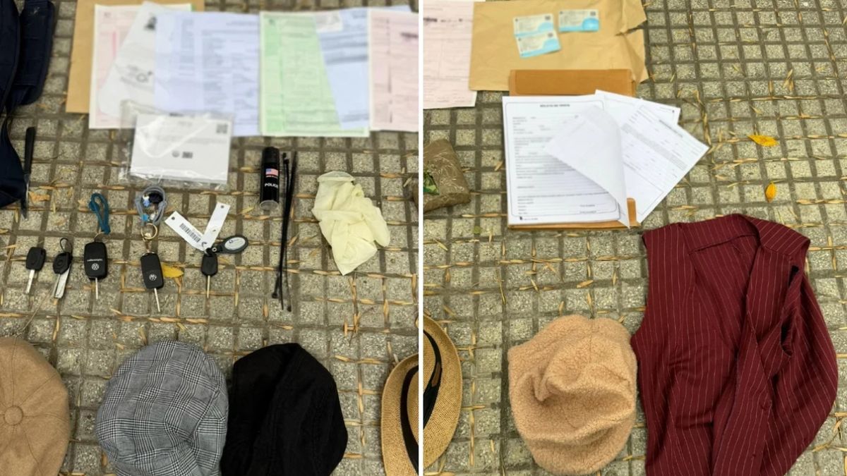 Los elementos que secuestraron tras la estafa. Foto: Noticias Argentinas.