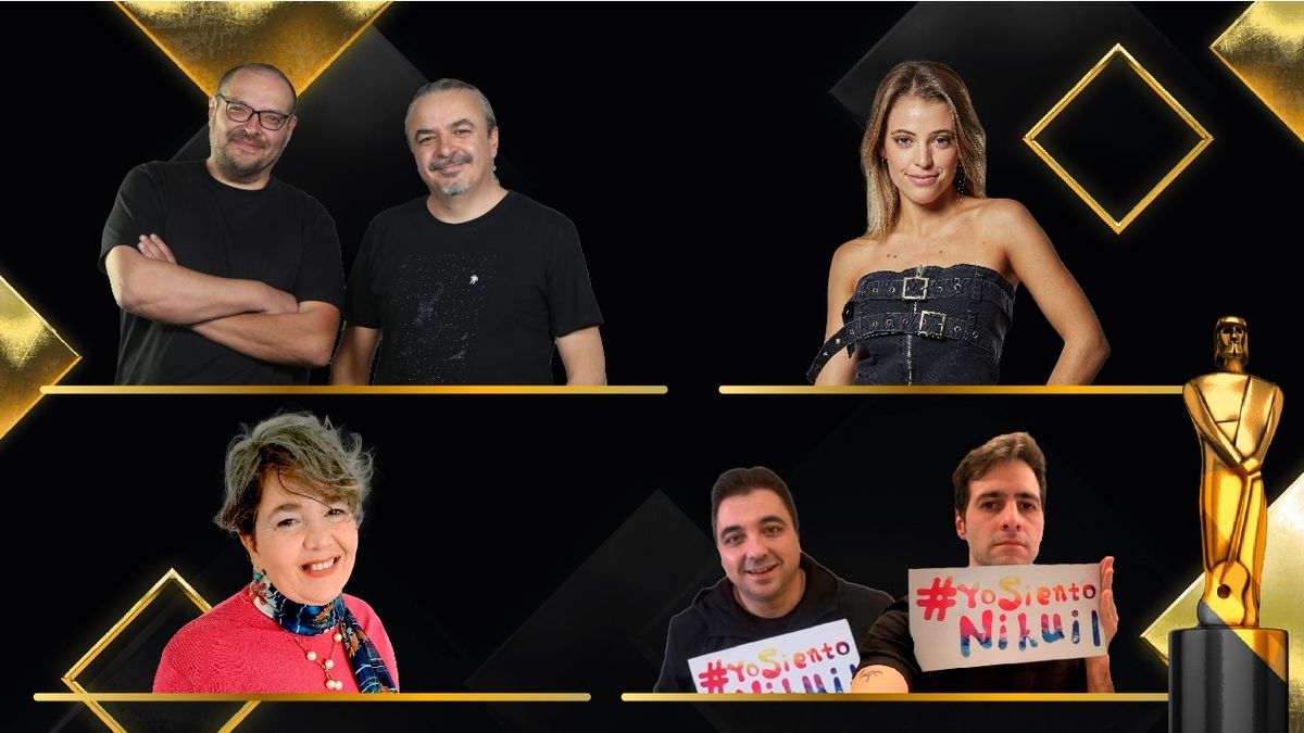 De izquierda a derecha: Un reo Meditabundo (Oscar Reina y Miguel Garcia Urbani), radio Nihuil. Le sigue Siestamosalaire (Clara Ceschin) mejor conducción femenina, Brava. Abajo: Palabras Mayores (Carina Luz Pérez), radio Nihuil. Le sigue Huevos Revueltos (Marcelo Soloa y Andrés Morón) radio Nihuil. De izquierda a derecha: Un reo Meditabundo (Oscar Reina y Miguel Garcia Urbani), radio Nihuil. Le sigue Siestamosalaire (Clara Ceschin) mejor conducción femenina, Brava. Abajo: Palabras Mayores (Carina Luz Pérez), radio Nihuil. Le sigue Huevos Revueltos (Marcelo Soloa y Andrés Morón) radio Nihuil.
