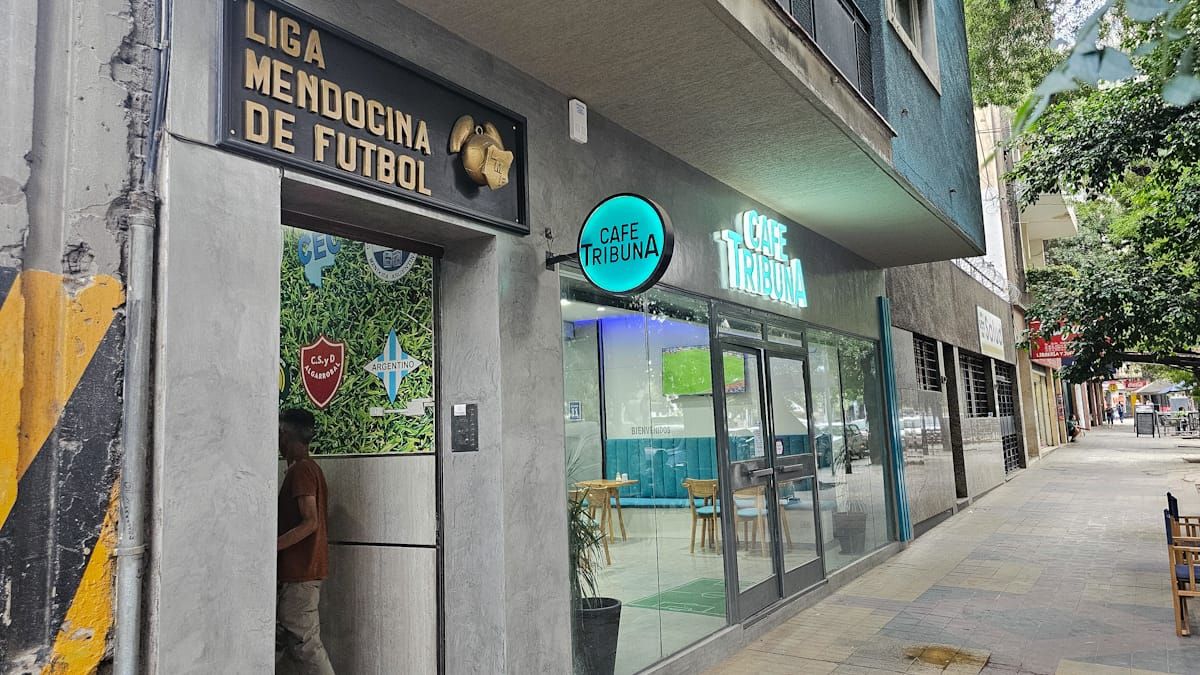 La sede de la Liga Mendocina de Fútbol.