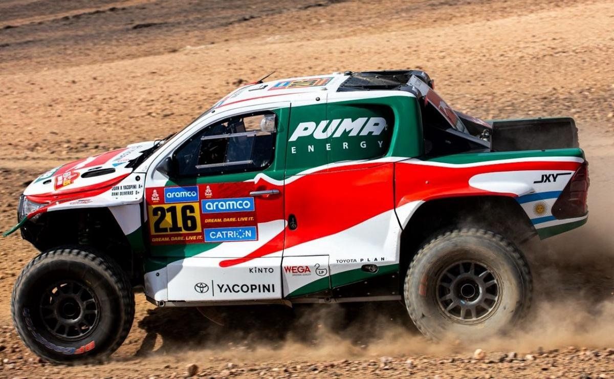 La Toyota 216 piloteada por Juan Cruz Yacopini, con la navegación de Daniel Oliveras terminó el el 9° lugar este domingo y se mantiene en el top ten de la General.