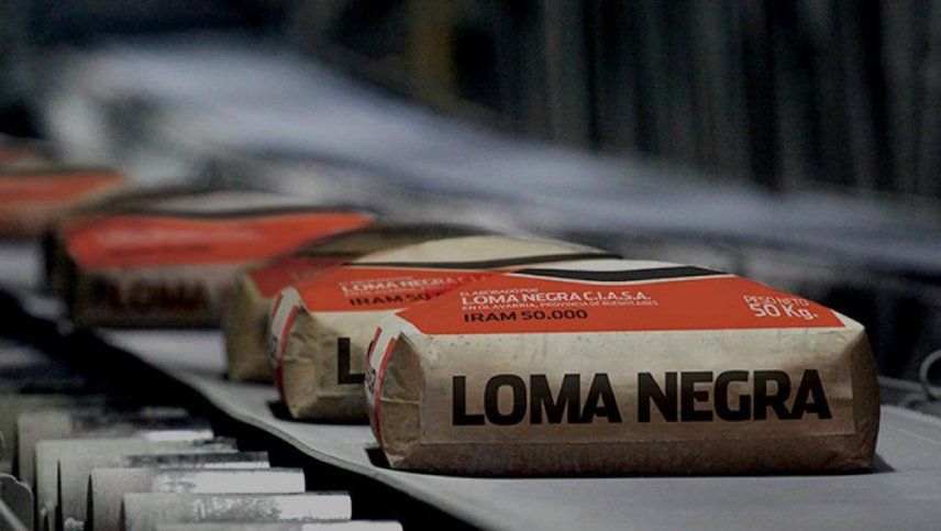 Loma Negra concentra casi la mitad de los despachos de cemento de todo el país