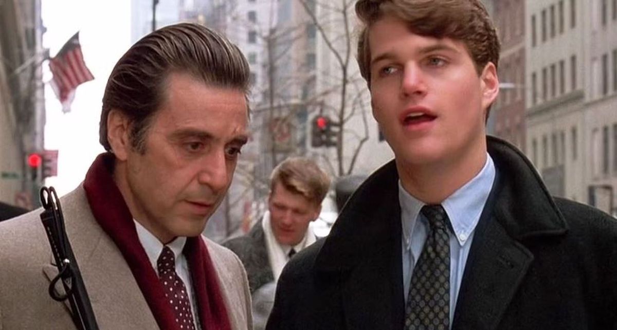 Al Pacino y Chris O'Donnell, protagonistas de Perfume de Mujer. Al Pacino y Chris O'Donnell, protagonistas de Perfume de Mujer.