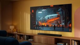 Este televisor de Samsung es de 98 pulgadas y ofrece una calidad premium.