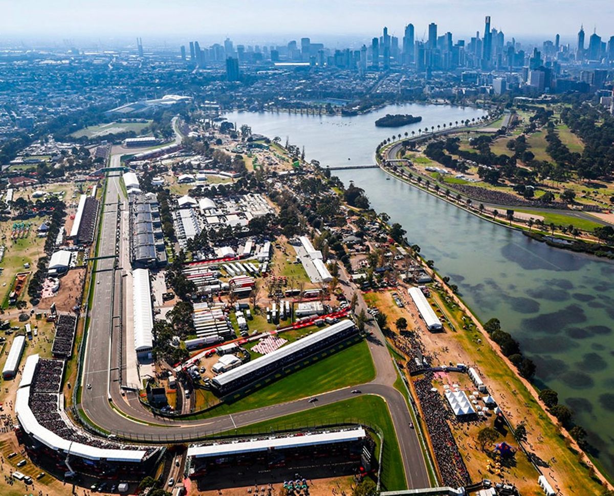 El Circuito Albert Park del Gran Premio de Australia.&nbsp;