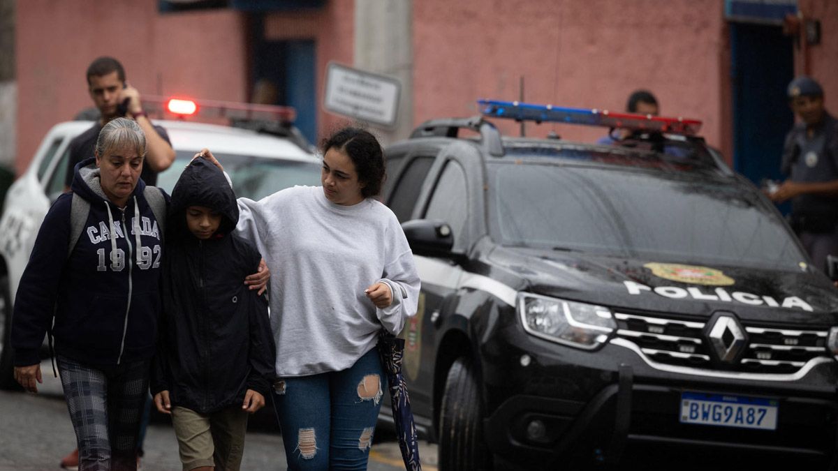 San Pablo: un estudiante de 13 años mató a puñaladas a una profesora e hirió a cuatro personas