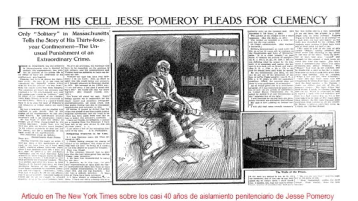 Jesse Harding Pomeroy se transformó en el condenado más joven de la historia del crimen de los Estados Unidos